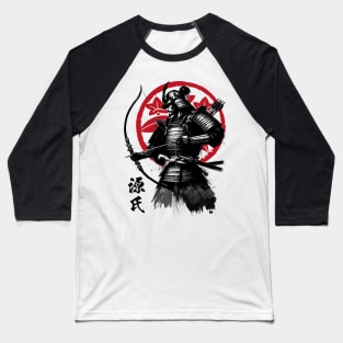 Samurai clan Mimamoto Baseball T-Shirt